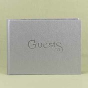 Silver Funky Guest Book