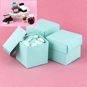 Eggshell Blue Mix &amp; Match Favor Boxes
