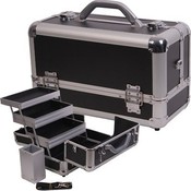  Black Dot Makeup Case W/Brush Holder(Ca...