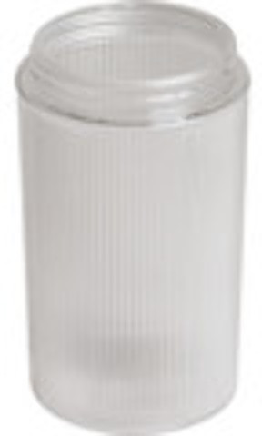 UPC 819969000071 product image for Threaded Clear Ribbed Lexan Cylinder | upcitemdb.com