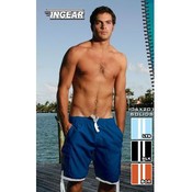 Fully Lined Micro Fiber Elastic Waist Cargo Shorts