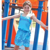 Girls' Rayon Side-Tie Top &amp; Skirt SET