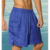 Nylon Unisex Lined Cargo Swim Shorts