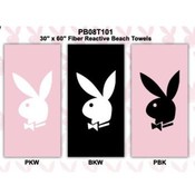 Playboy 30"x60" Fiber Reactive Beach Towels
