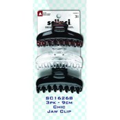 Scunci 3pk 9cm Chic Jaw Clip