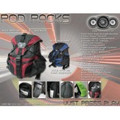 Pod Packs Audio Backpack -  Maroon and Black