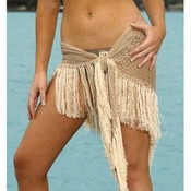 Crocket Triangle Sarong w/ Fringe Junior/Missy