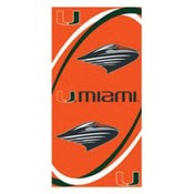 Miami Hurricanes Beach Towel