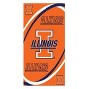 Illinois Fighting Illini Beach Towel