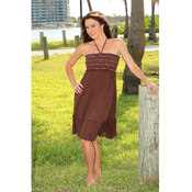 Cotton Gauze Smock Top Convertible Dress/Skirt