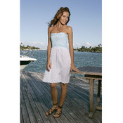 Novelty Smocked Tube Dress