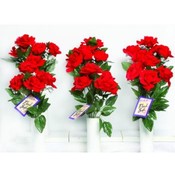 Velvet Rose Bush W / Gyps
