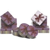 Purple Strip Nesting Gift Boxes