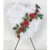 Heart W / Rose Spray