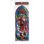 Christmas Holiday Window Clings 4 Assorted