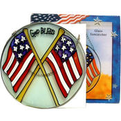 "God Bless" Round Suncatcher