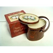 Seasons Greetings Oval Wick-N-Tin