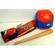 Baseball Plush with Bat Pen