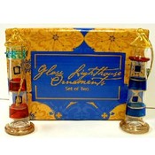Lighthouse Glass Ornament Set