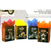 Harley-Davidson Set of 4 Gift Bags With Tissue