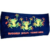 Frog Buddies Beach Towel