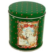 Snowbunny Round Tin