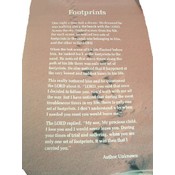 "Footprints" Poem Poster