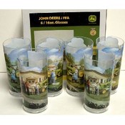 John Deere 16 oz glasses