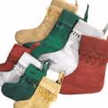 10" Large  Stockings Beaded 4 Colors