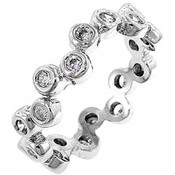 Bubbles Eternity Cubic Zirconia Band