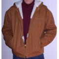 Heavy Canvas Quilted Work Jacket/Hooded