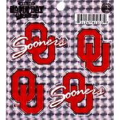 University Of Oklahoma Sticker Holographic 24 Pack