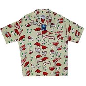 University Of Arkansas Adult 'Camp' Shirt Hawaiian
