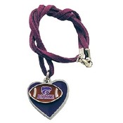 Kansas State University Jewelry Necklace Suede Ass