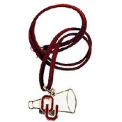 University Of Oklahoma Jewelry Necklace Suede Asso