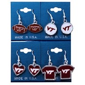 Virginia Tech University Jewelry Earrings Assorted