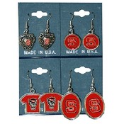 North Carolina State University Jewelry Earrings A