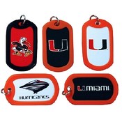 University Of Miami Jewelry Necklace Dogtags