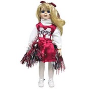 Mississippi State University Doll Cheerleader Porc