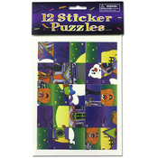 Halloween 25 Sticker Puzzle 12 Pack(Case of 48)