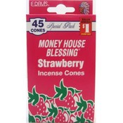 Money House Blessing Strwawberry Incense Cones