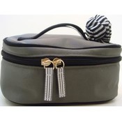 Victoria's Secret Gray Make up Bag With Flower