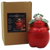 Collectible Ceramic Apple Candle(Case of 24)