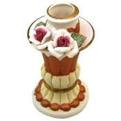 Hand Painted Porcelain Collectible Candle Holder