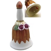 Hand Painted Porcelain Collectible Bell