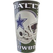 Dallas Cowboys Metallic Cup (32oz) In Display