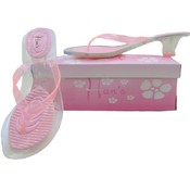 Han's Short High Heel Flip Flops - Pink