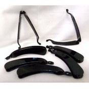 Black cascade rollers/ clips