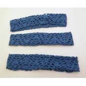 1.5" Crochet Headband in Blue Turquoise