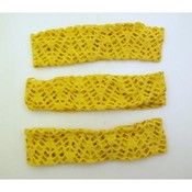 1.5" Crochet Headband in Buttercup Yellow
